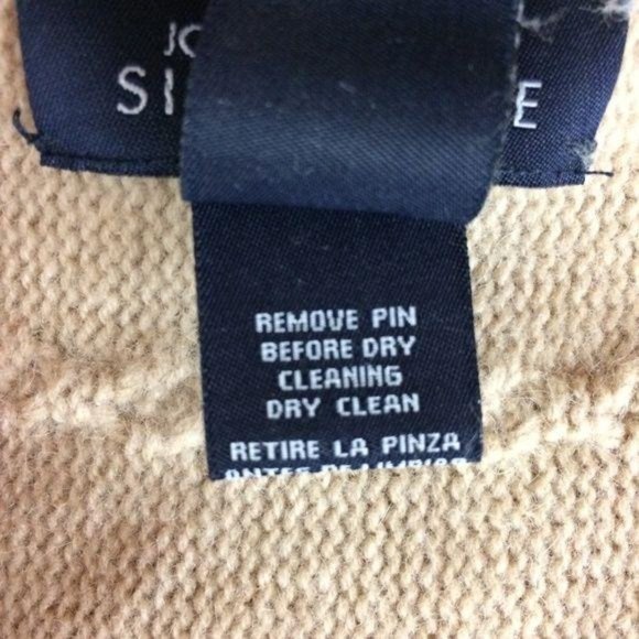 Jones New York Women's Size Medium Tan Wool Angora Blend Cardigan Sweater - Picture 6 of 6